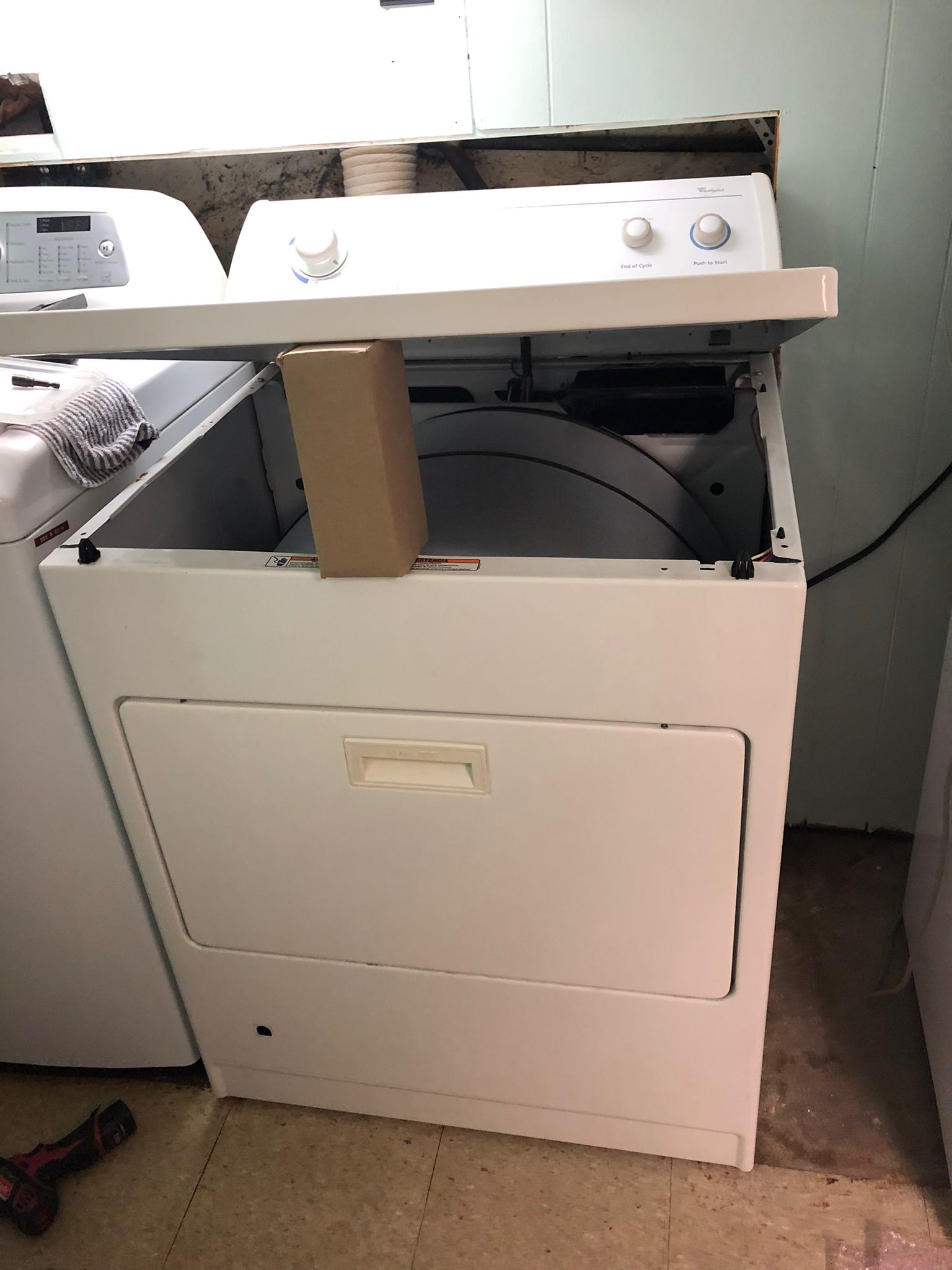 Dryer maintenance and cleaning instructions